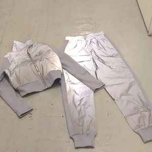 Silver Reflective Jumpsuit